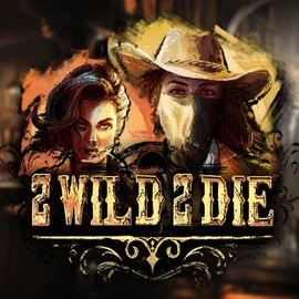 2 Wild 2 Die slot logo by Hacksaw Gaming at LalaBet Casino