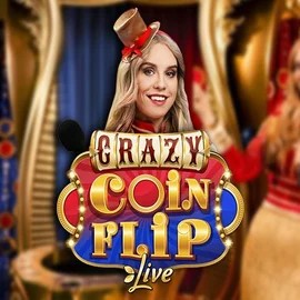 Crazy Coin Flip by Evolution, showcased at ombouwboer.nl – game logo
