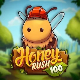 Honey Rush 100 online game logo by Play'n GO on ombouwboer.nl