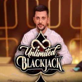 Official Live Casino logo: Unlimited Blackjack by Ezugi at LalaBet Casino